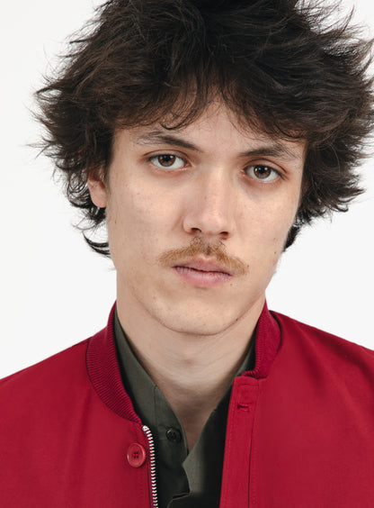 Sport Parka in Red Technical Microfiber