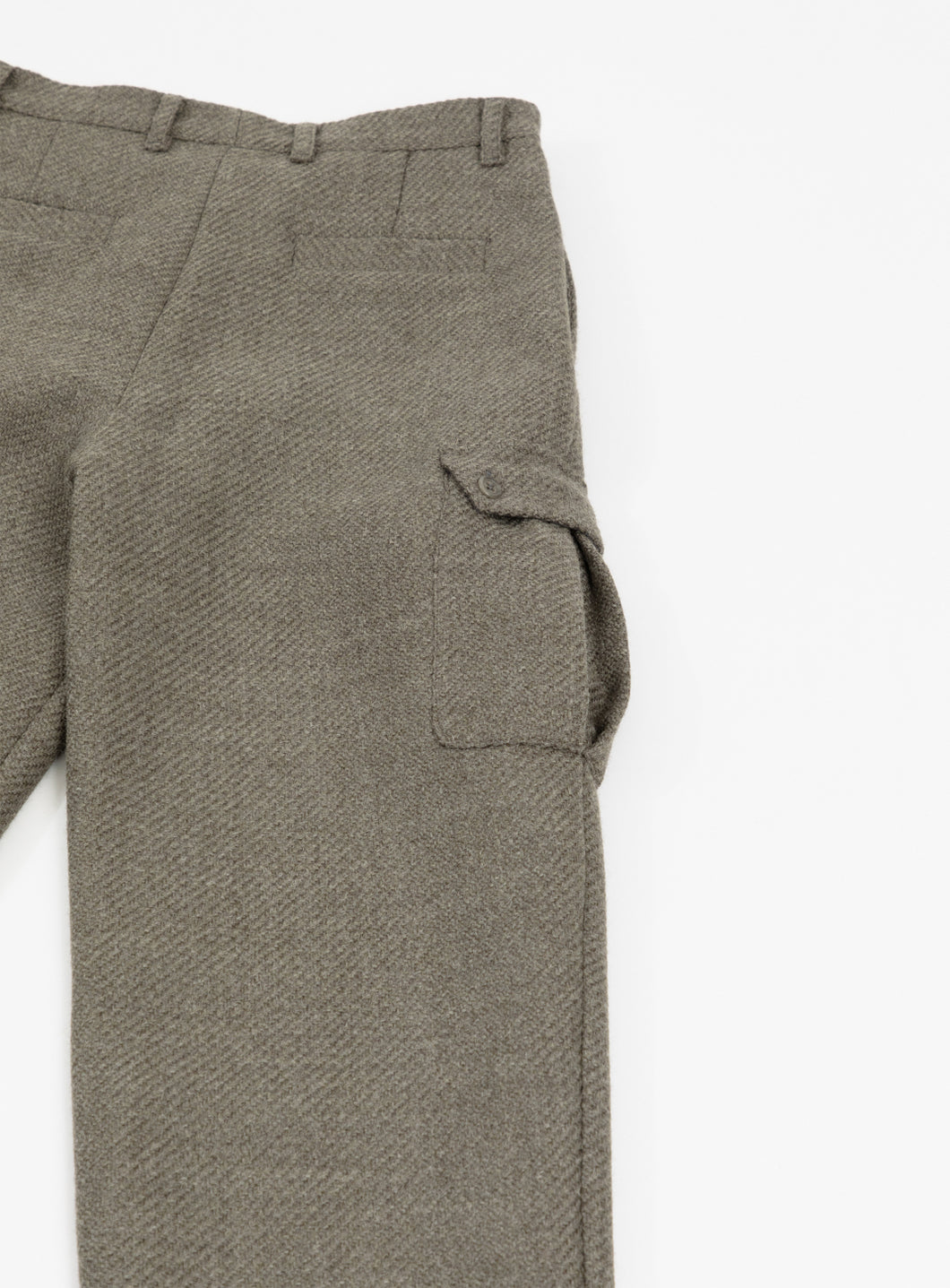 Cargo Pants in Clay Italian Wool