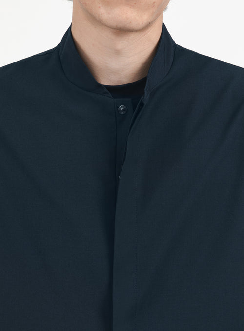 Discover The Bomber Collar Overshirt