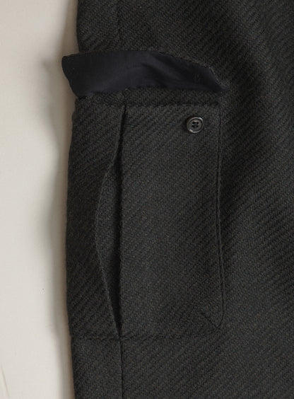 Cargo Pants in Dark Olive 100% Italian Wool
