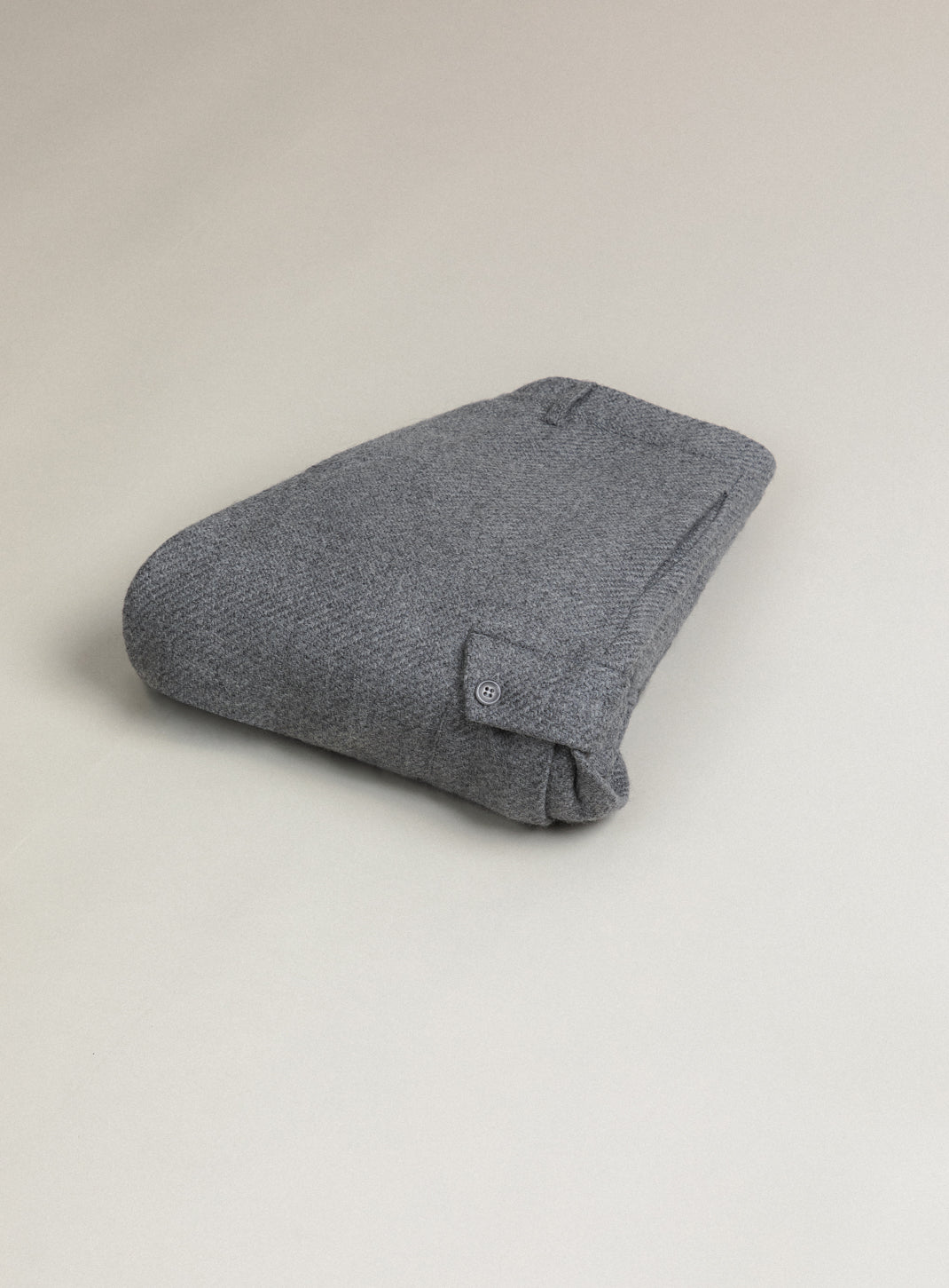 Cargo Pants in Light Gray 100% Italian Wool