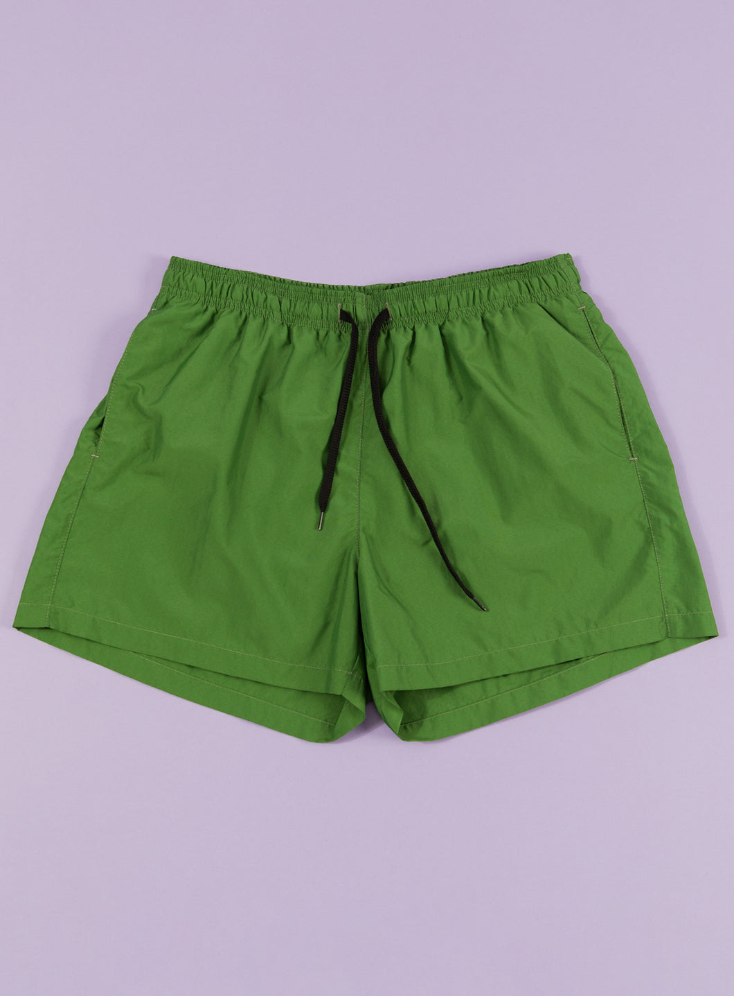 Swim Shorts in Kiwi Green Tactel