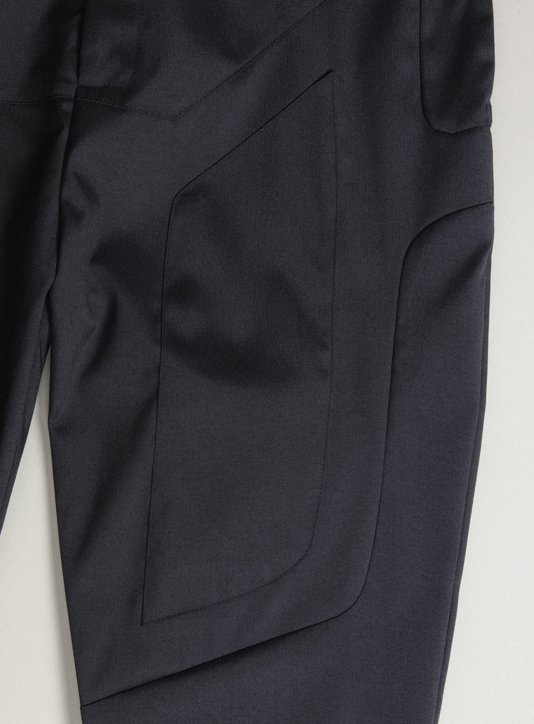 Bionic Pants in Navy Blue Grained Nylon