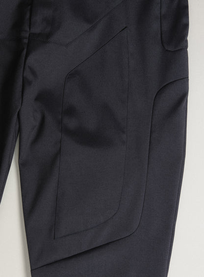 Bionic Pants in Navy Blue Grained Nylon