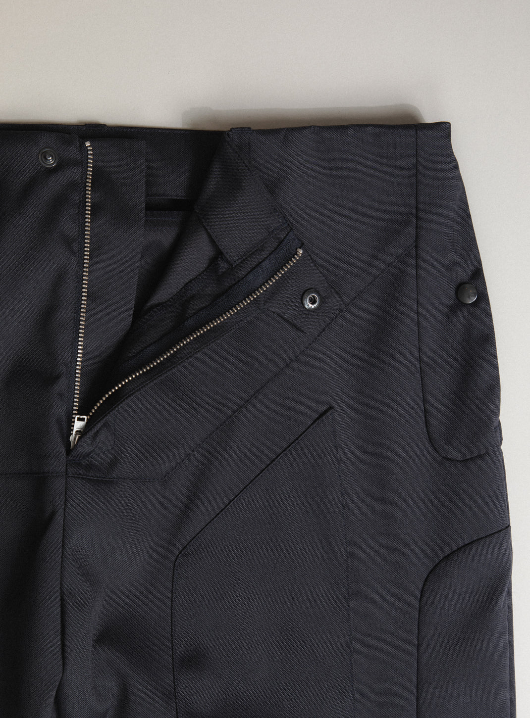 Bionic Pants in Navy Blue Grained Nylon