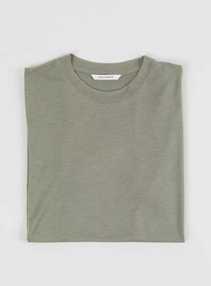 Short Sleeve T-Shirt in Clay Eucalyptus & Cotton