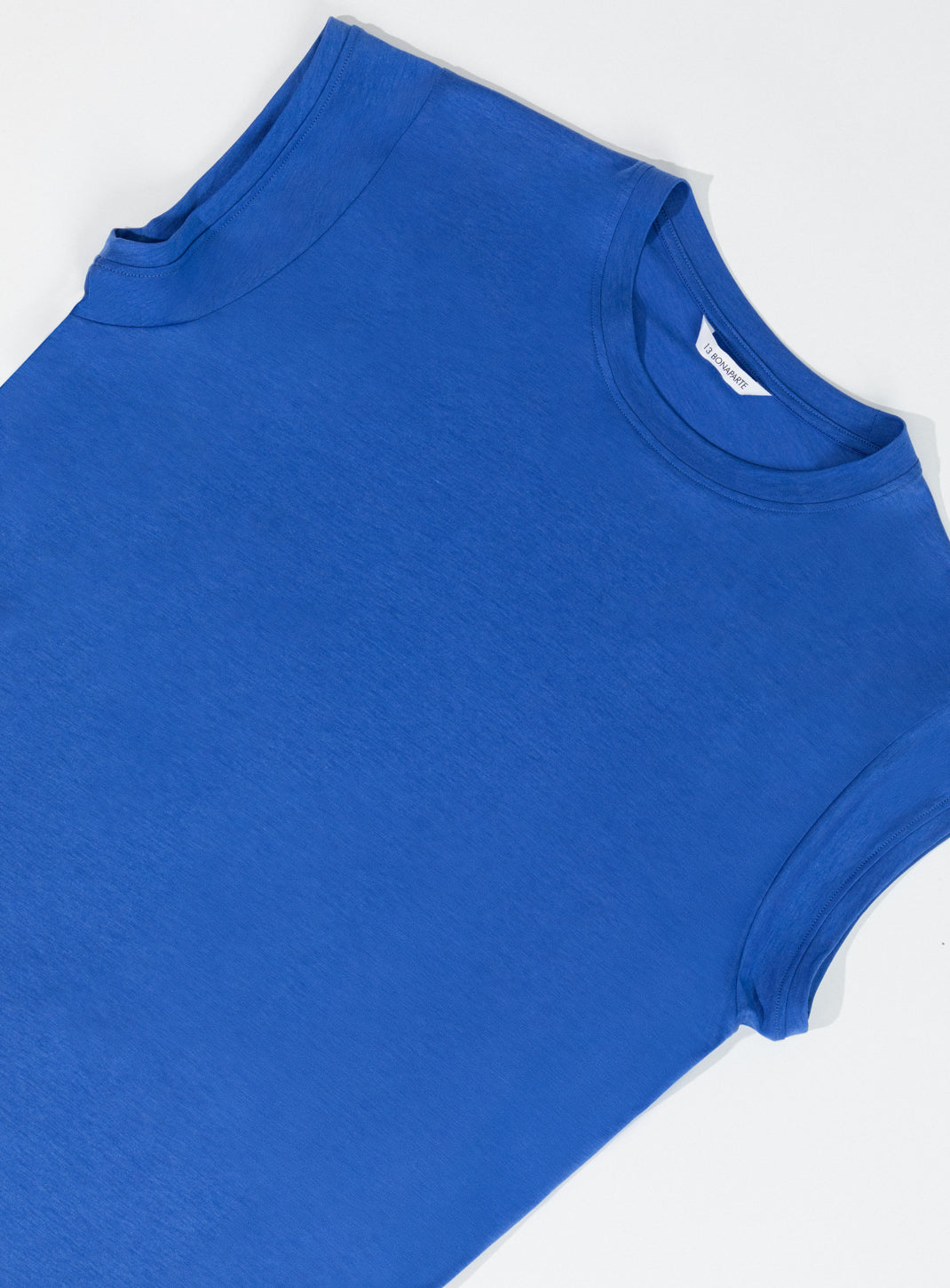 Sleeveless T-Shirt in Royal Blue Eucalyptus & Cotton