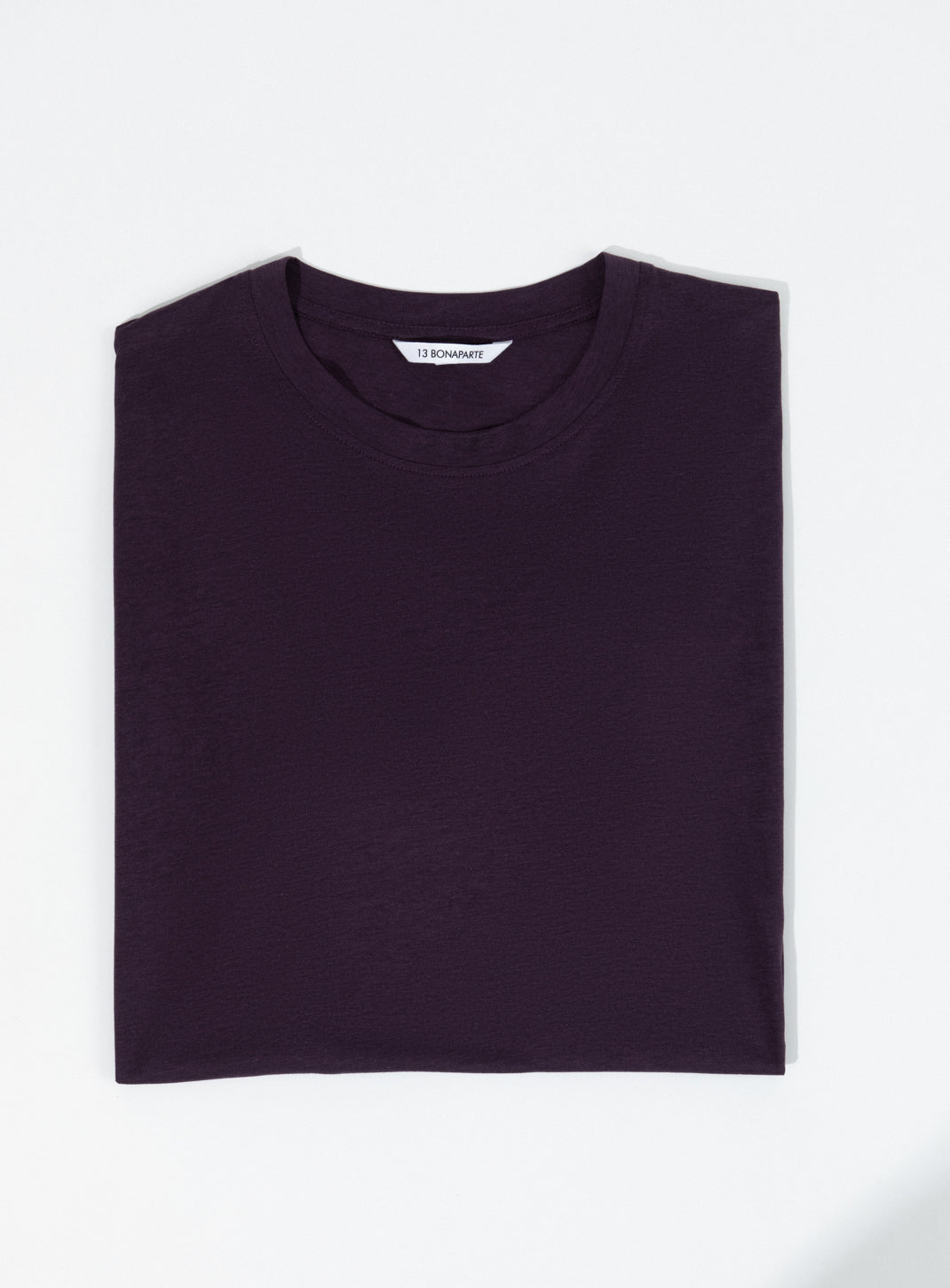 Short Sleeve T-Shirt in Eggplant Eucalyptus & Cotton