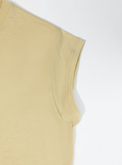 Sleeveless T-Shirt in Ginger Eucalyptus & Cotton