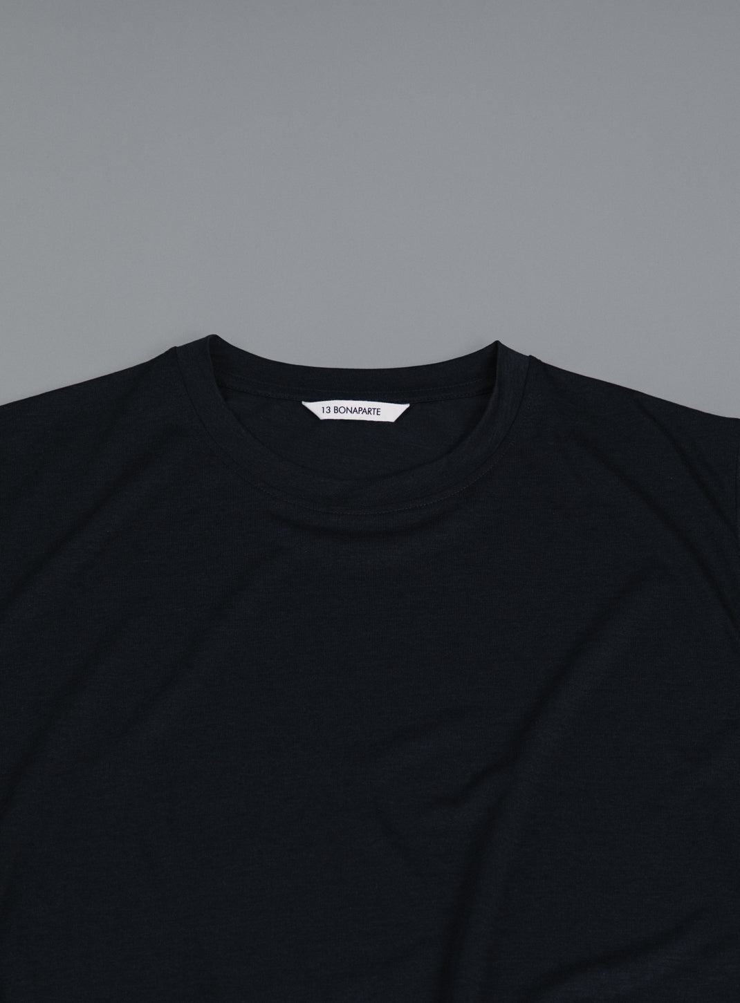 Sleeveless T-Shirt in Navy Blue Eucalyptus & Cotton