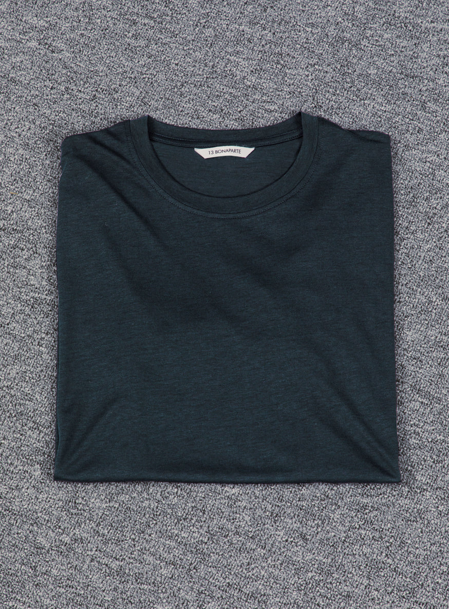 Short Sleeve T-Shirt in Slate Eucalyptus & Cotton