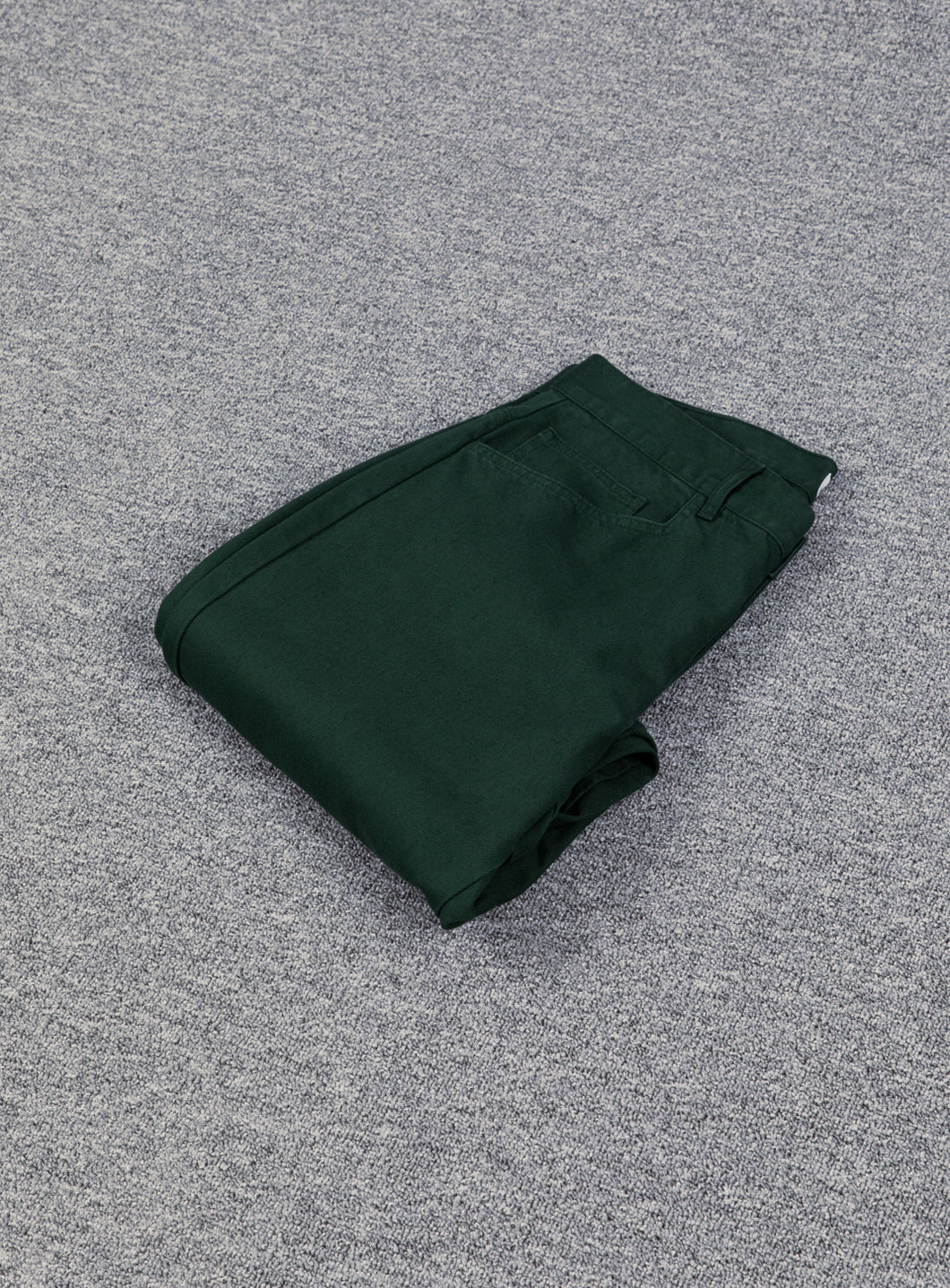 5 Pockets Pants in English Green Overdyed Denim