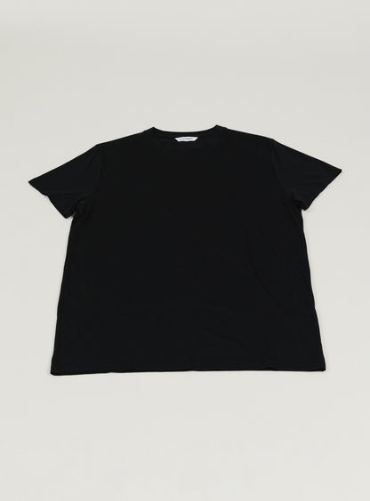 Short Sleeve T-Shirt in Black Eucalyptus & Cotton
