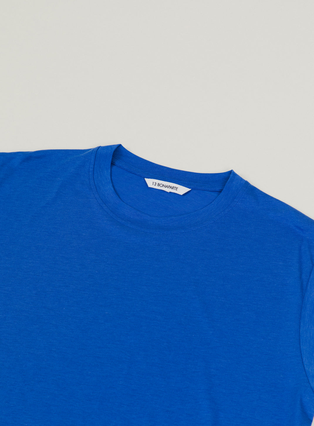 Sleeveless T-Shirt in Royal Blue Eucalyptus & Cotton