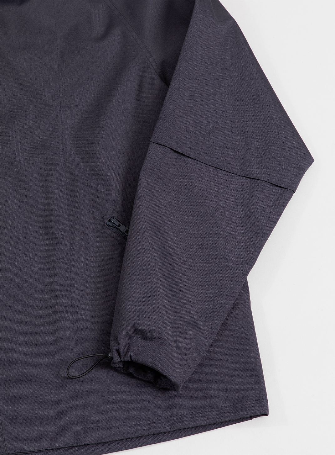Parachute Parka in Navy Blue Water-Repellent Grained Nylon