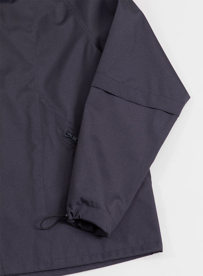 Parachute Parka in Navy Blue Water-Repellent Grained Nylon