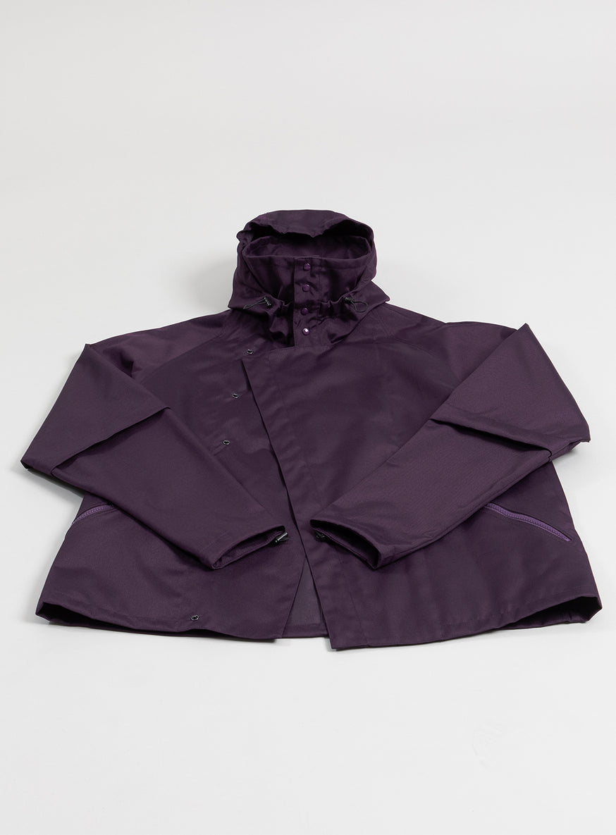 Parachute Parka in Eggplant Grained Nylon