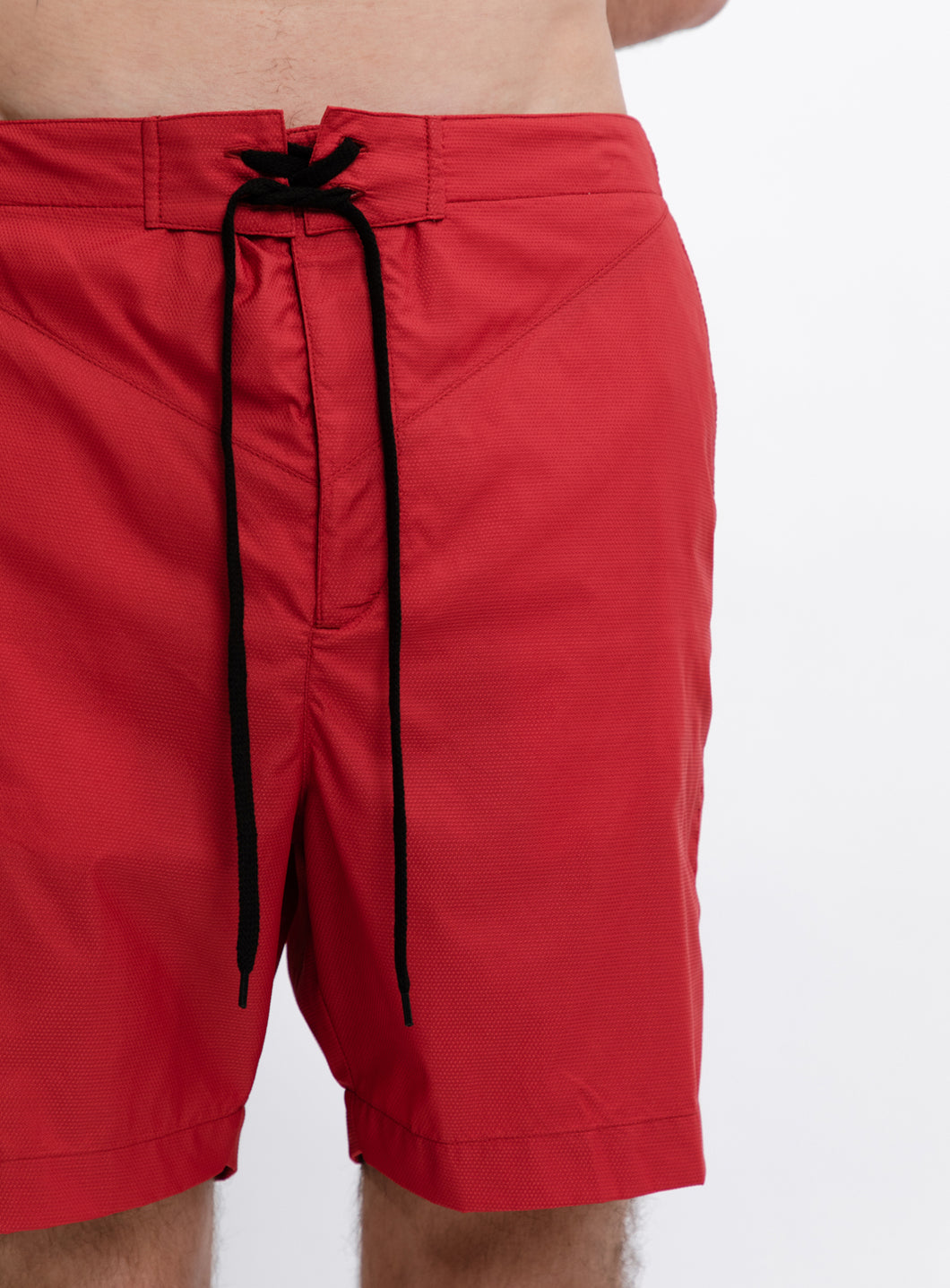 Surf Swim Shorts in Red Tactel