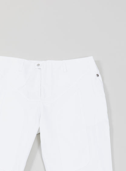 Bionic Pants in White Grained Nylon