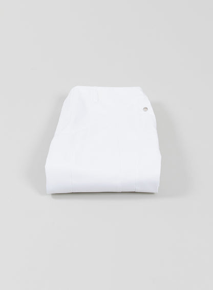 Bionic Pants in White Grained Nylon