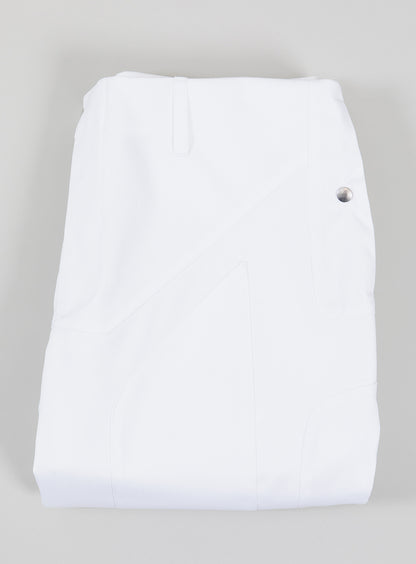 Bionic Pants in White Grained Nylon