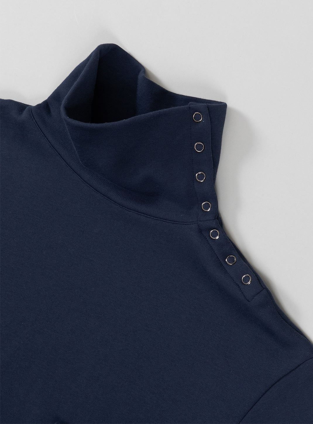 Parachute Sweatshirt in Navy Blue Fleece