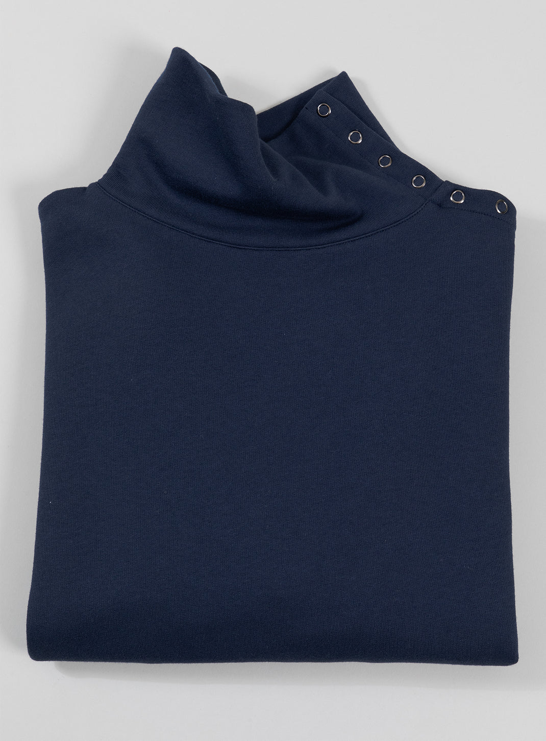 Parachute Sweatshirt in Navy Blue Fleece