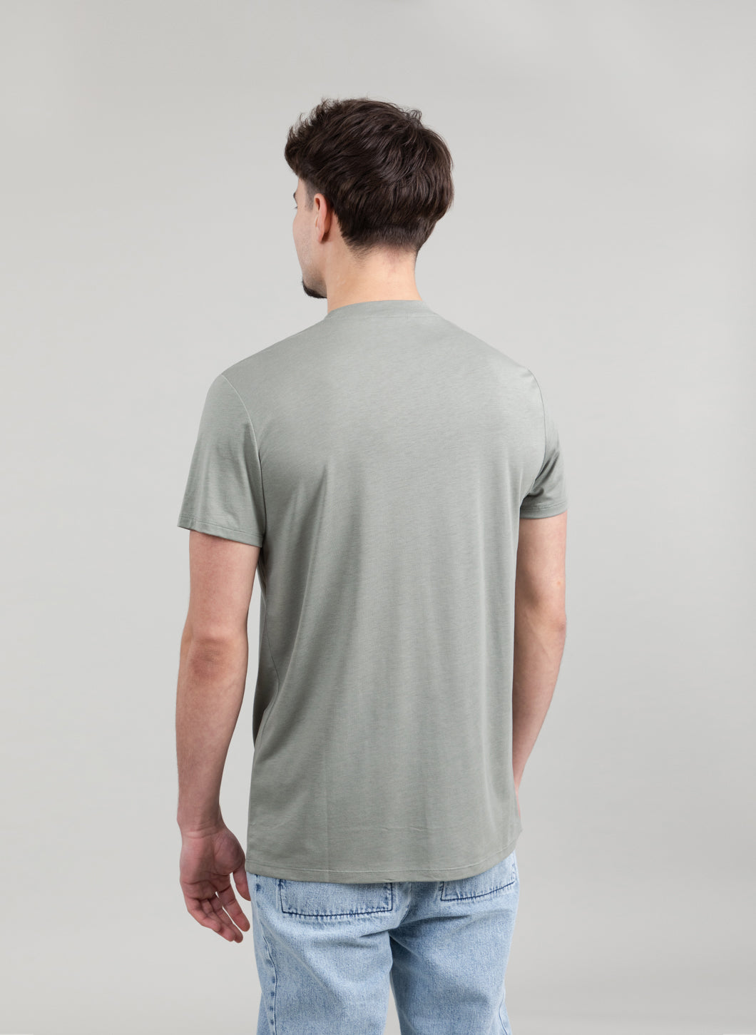Short Sleeve T-Shirt in Clay Eucalyptus & Cotton